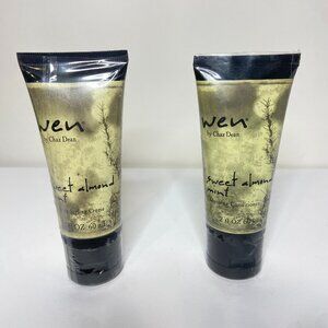 Wen by Chaz Dean Sweet Almond Mint Anti Frizz Styling Creme/Cleansing Creme 2fl